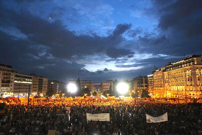 Από τη συγκέντρωση της Κυριακής. Φωτό Μάριος Λωλός.