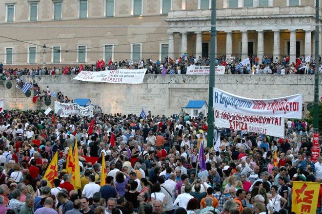 Από τη συγκέντρωση της Κυριακής. Φωτό Μάριος Λώλος.