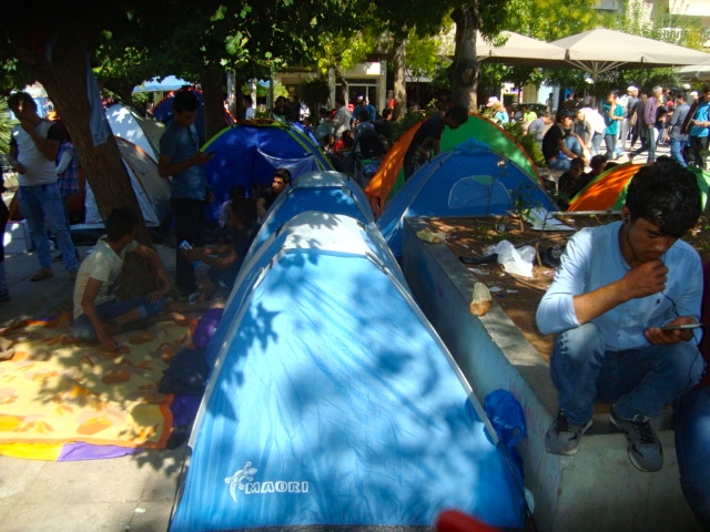 Πλατεία Βικτωρίας. Φωτό ΕΑ.
