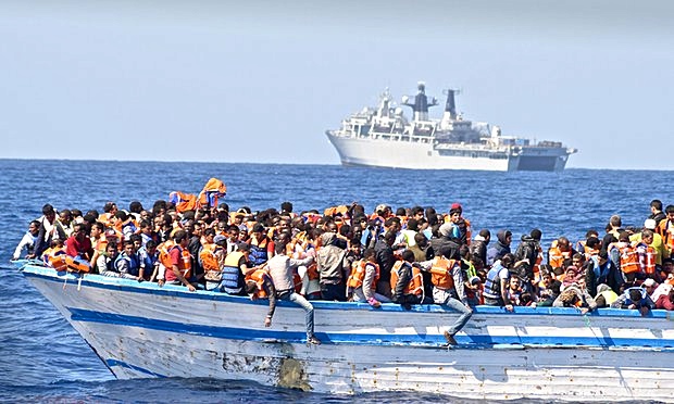 Rex Shutterstock - April 2015 off Libya