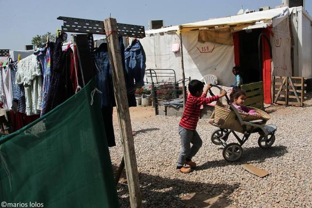 Ritsona refugee camp Marios Lolos